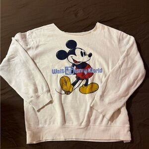 Disney Mickey Mouse Cream Pullover